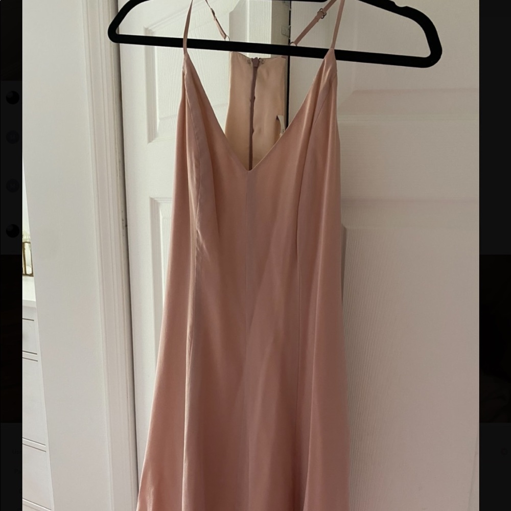 NEW Lavender Brown dusty rose XS flowy dress